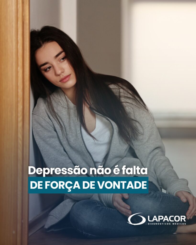 Depressão não é falta de força de vontade