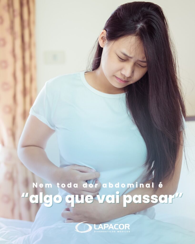 Nem toda dor abdominal é “algo que vai passar”