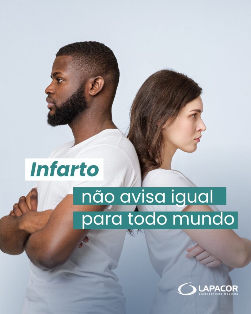 Infarto não avisa igual para todo mundo.